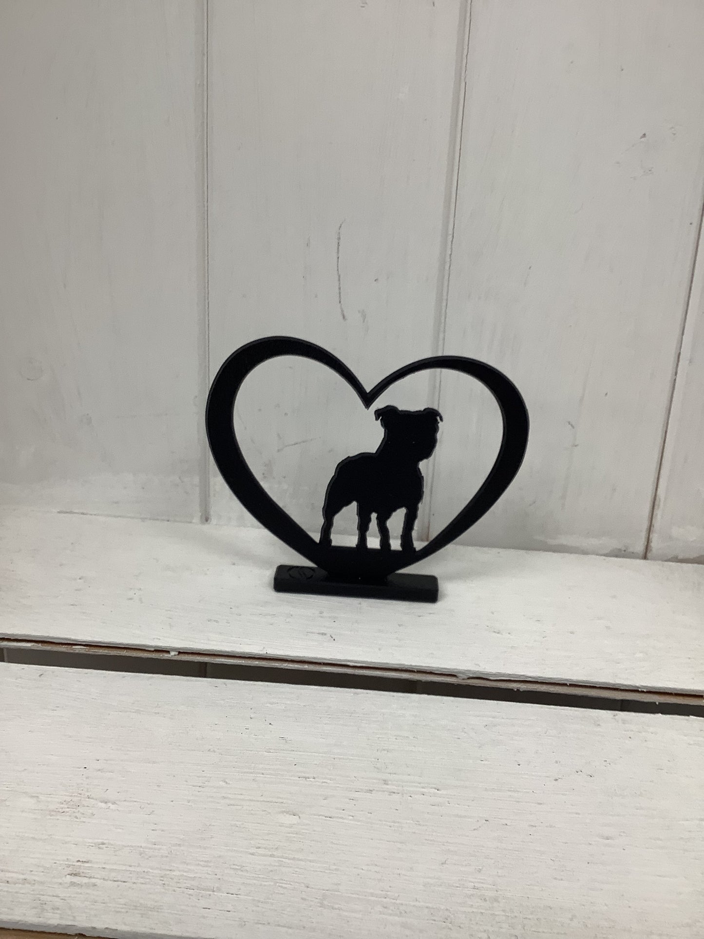 Staffordshire Terrier Heart