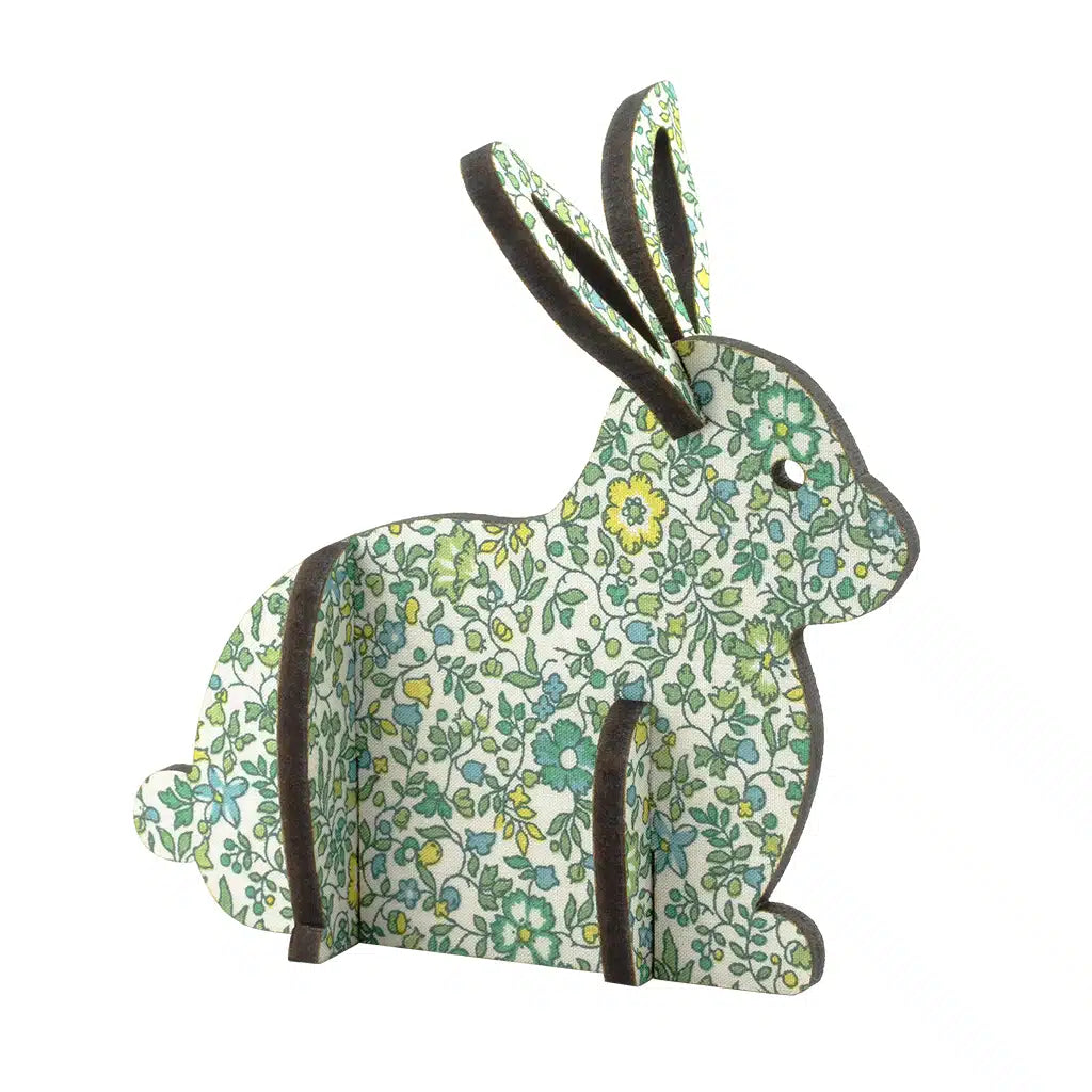 Staande, houten 3D konijntje
