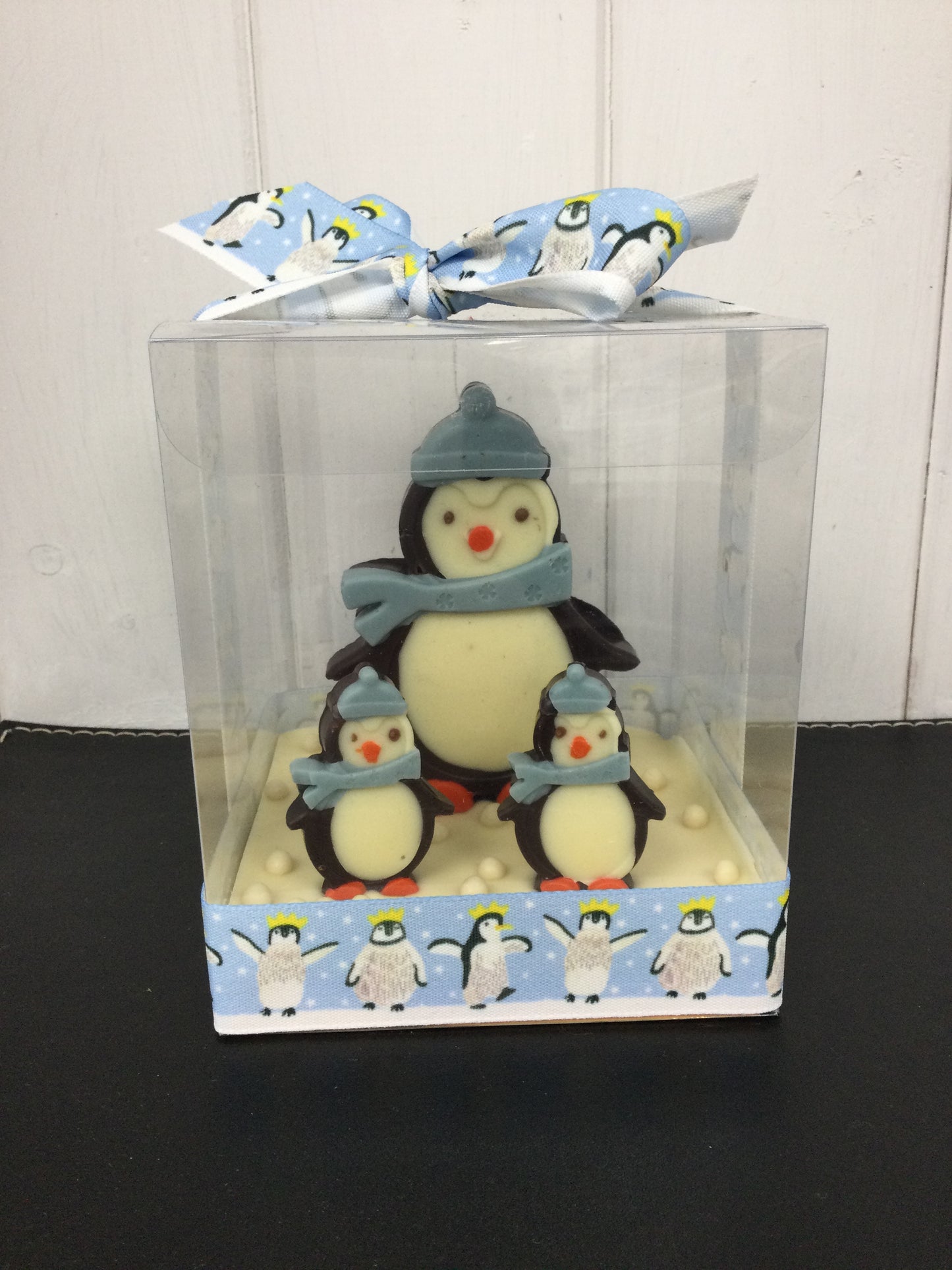 Boxed Penguin Family (Blue)