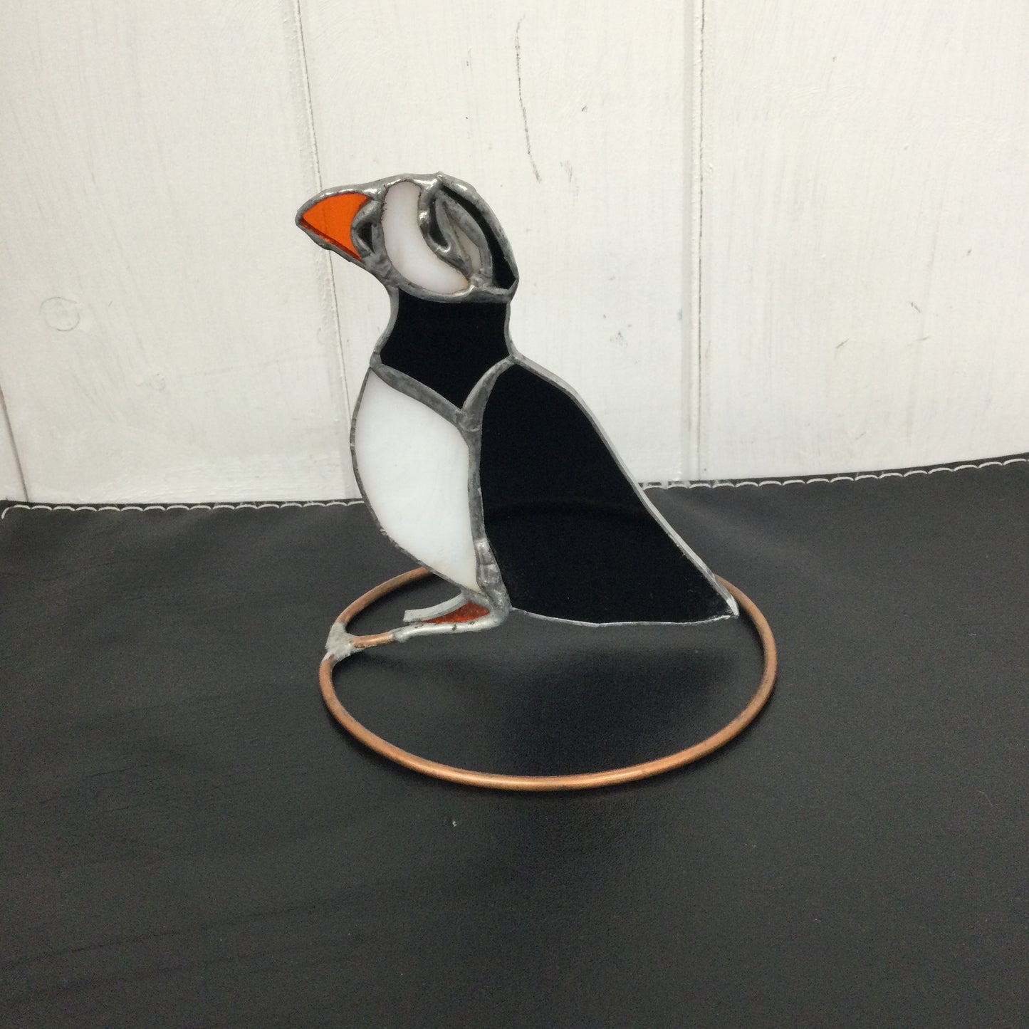 Stained Glass Puffin