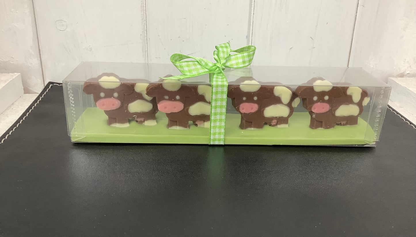 Handmade Chocolate Cows