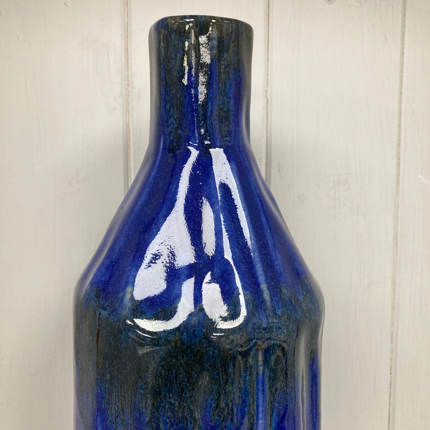 Large Bottle Vase ( Blue)