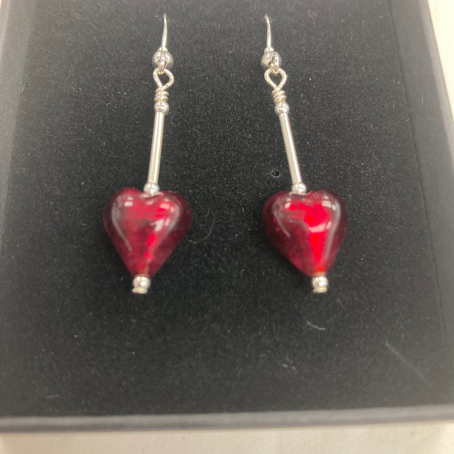 Heart Drop Earrings