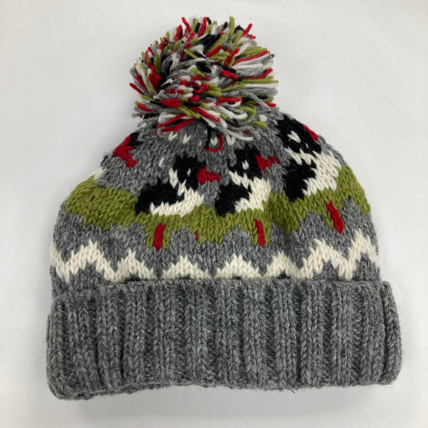 Oyster Catcher Bobble Hat (100% Hand Knitted Wool)