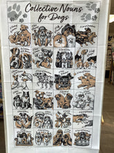 Load image into Gallery viewer, Collective Nouns for Dogs Tea-Towel
