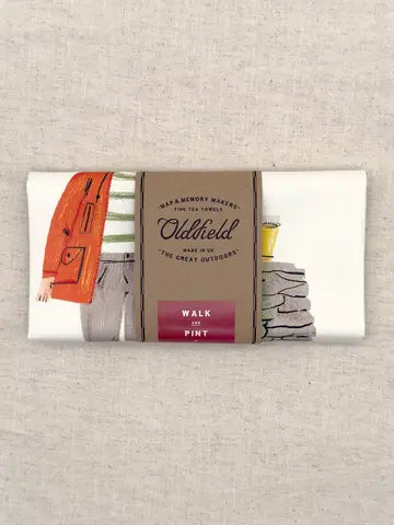 Walk and a Pint Tea towel