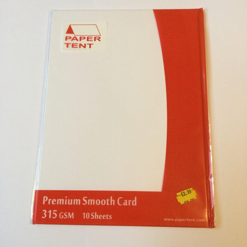 WHITE A4 Premium Smooth Card Sheets - The Coast Office