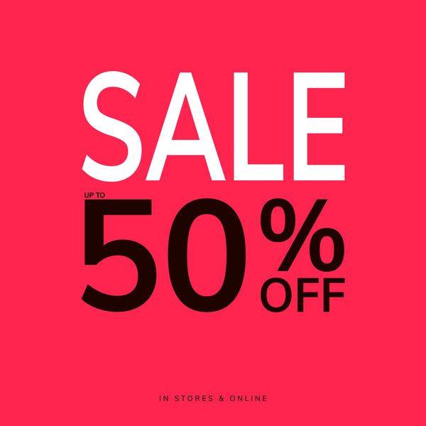 50 % de réduction sur la vente 