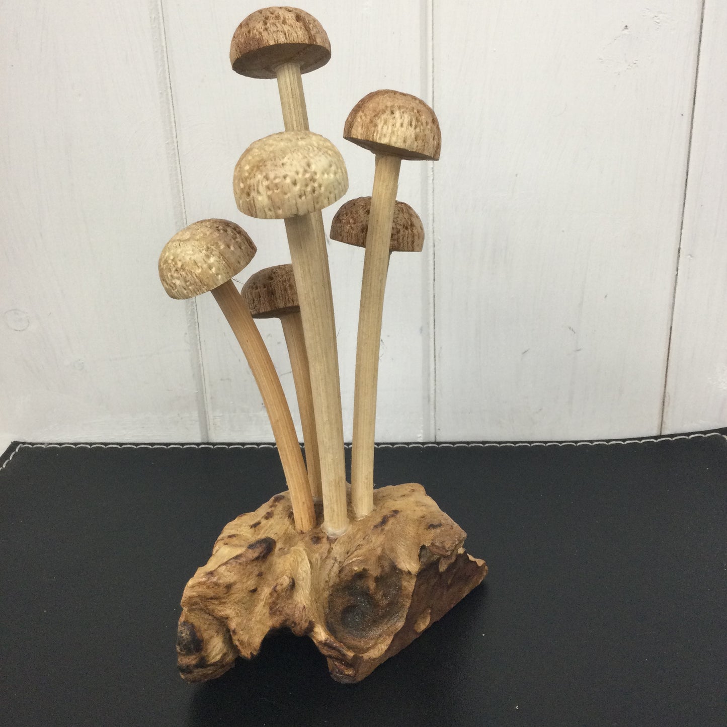 Deux abeilles sur un champignon