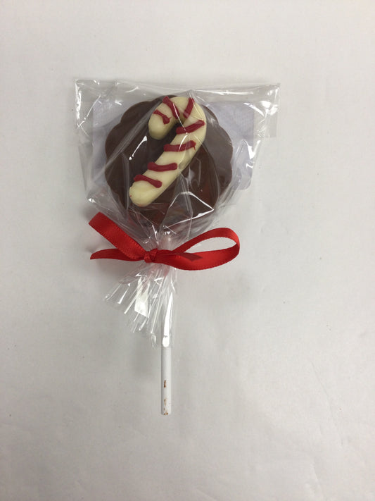 Candy Cane Chunky Lolly