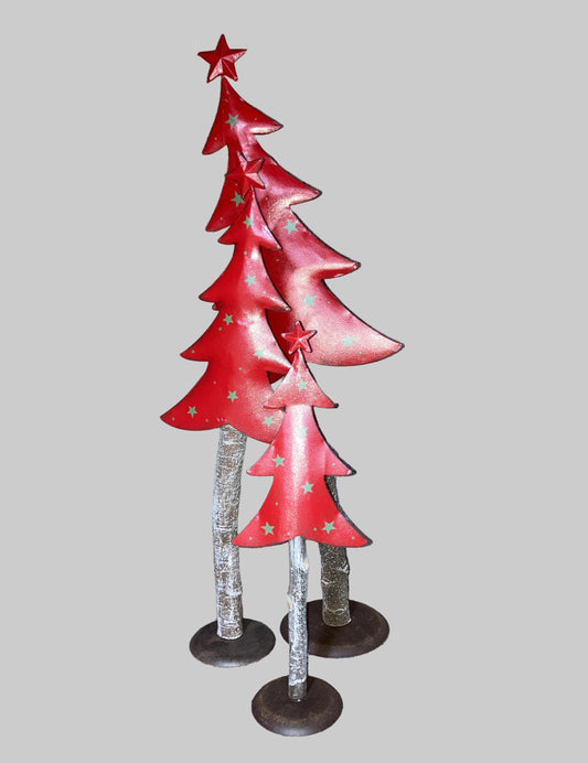 Red Tree on Plinth