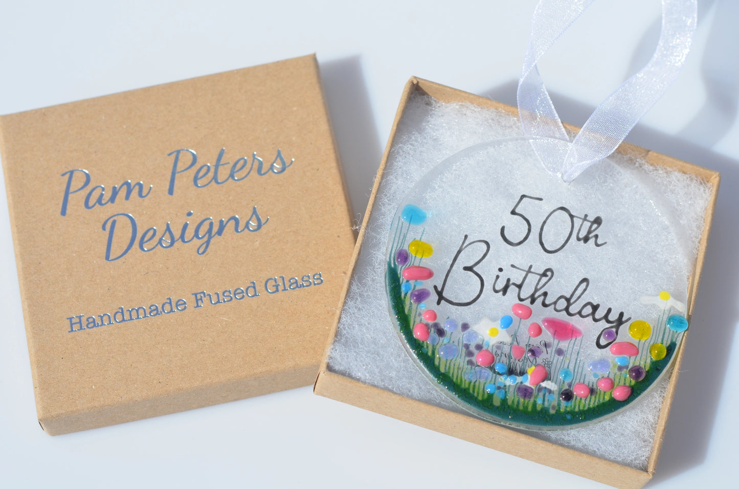 Special Birthday Fused Glass Hangings