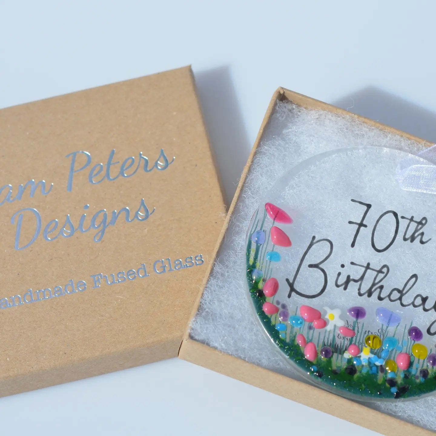 Special Birthday Fused Glass Hangings