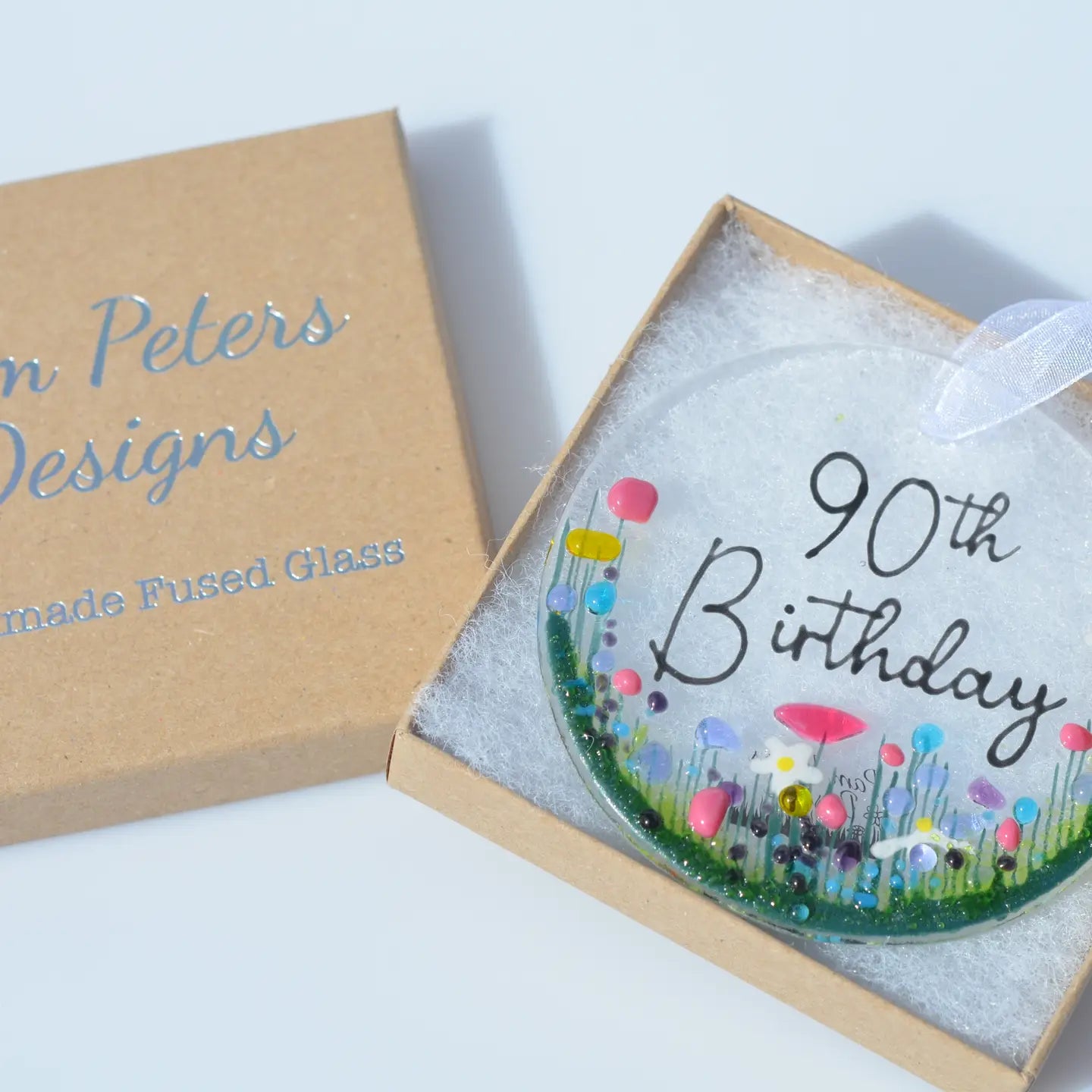 Special Birthday Fused Glass Hangings