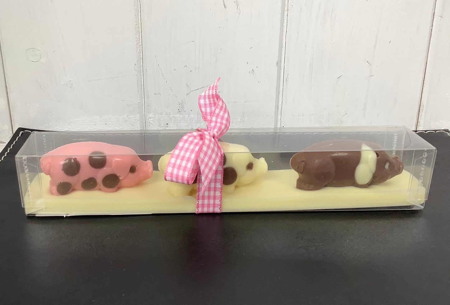 Handmade Chocolate Pigs