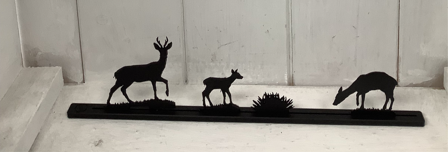 Roe Deer Family Shadowshapes Topper