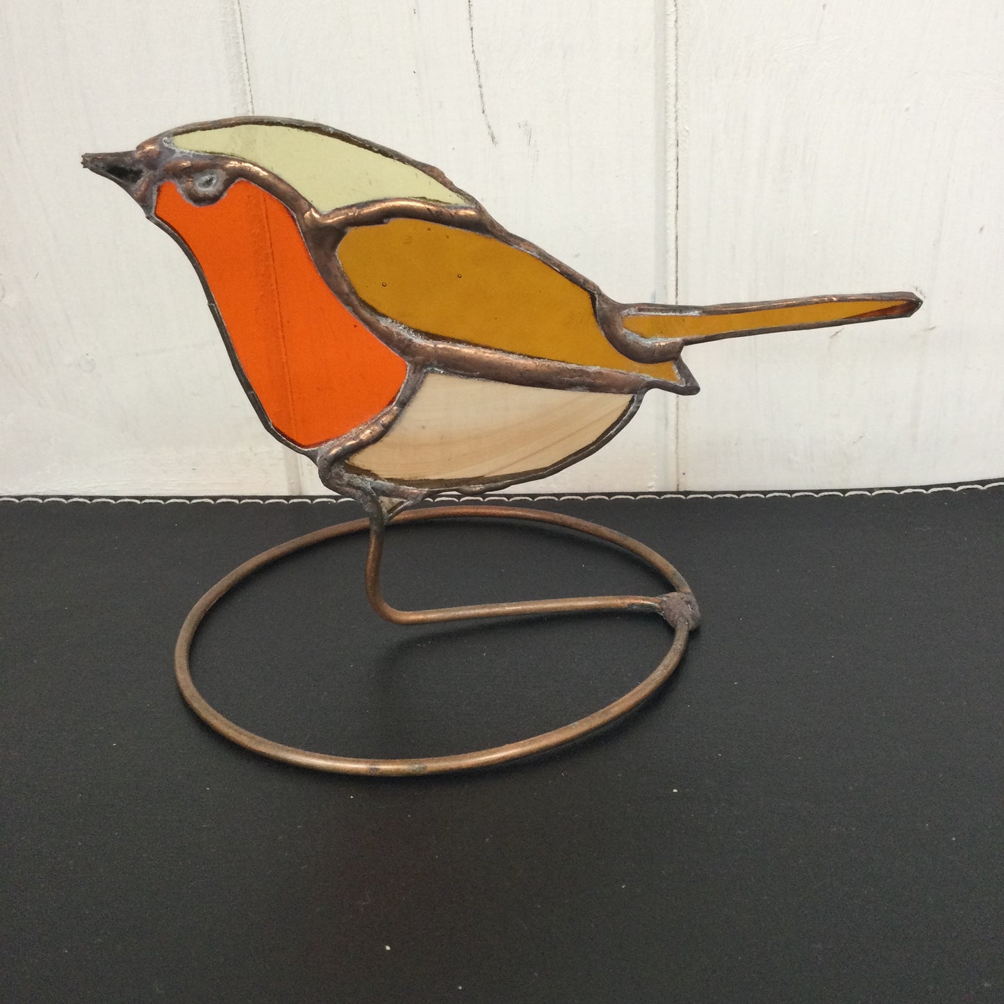 Stained Glass Robin