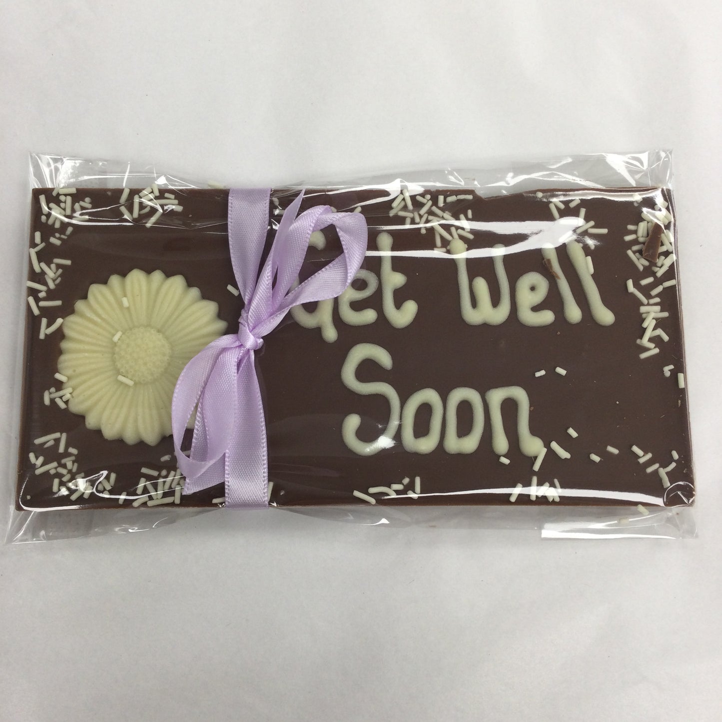 Handmade 'Get Well Soon' Chocolate Bar
