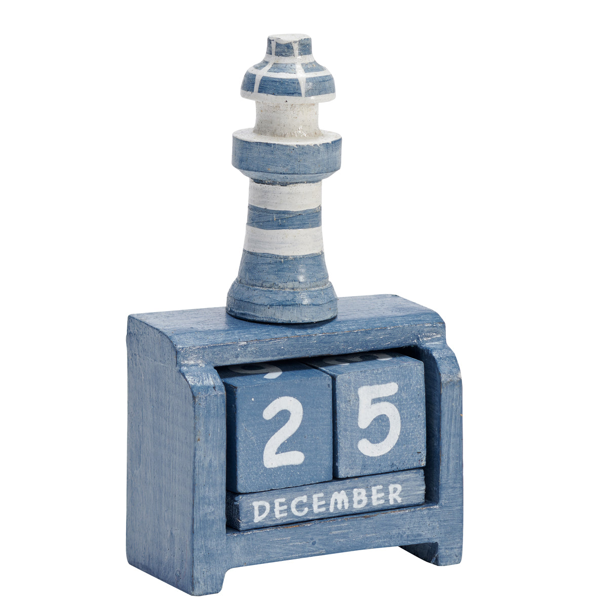 Calendrier perpétuel miniature phare plat 