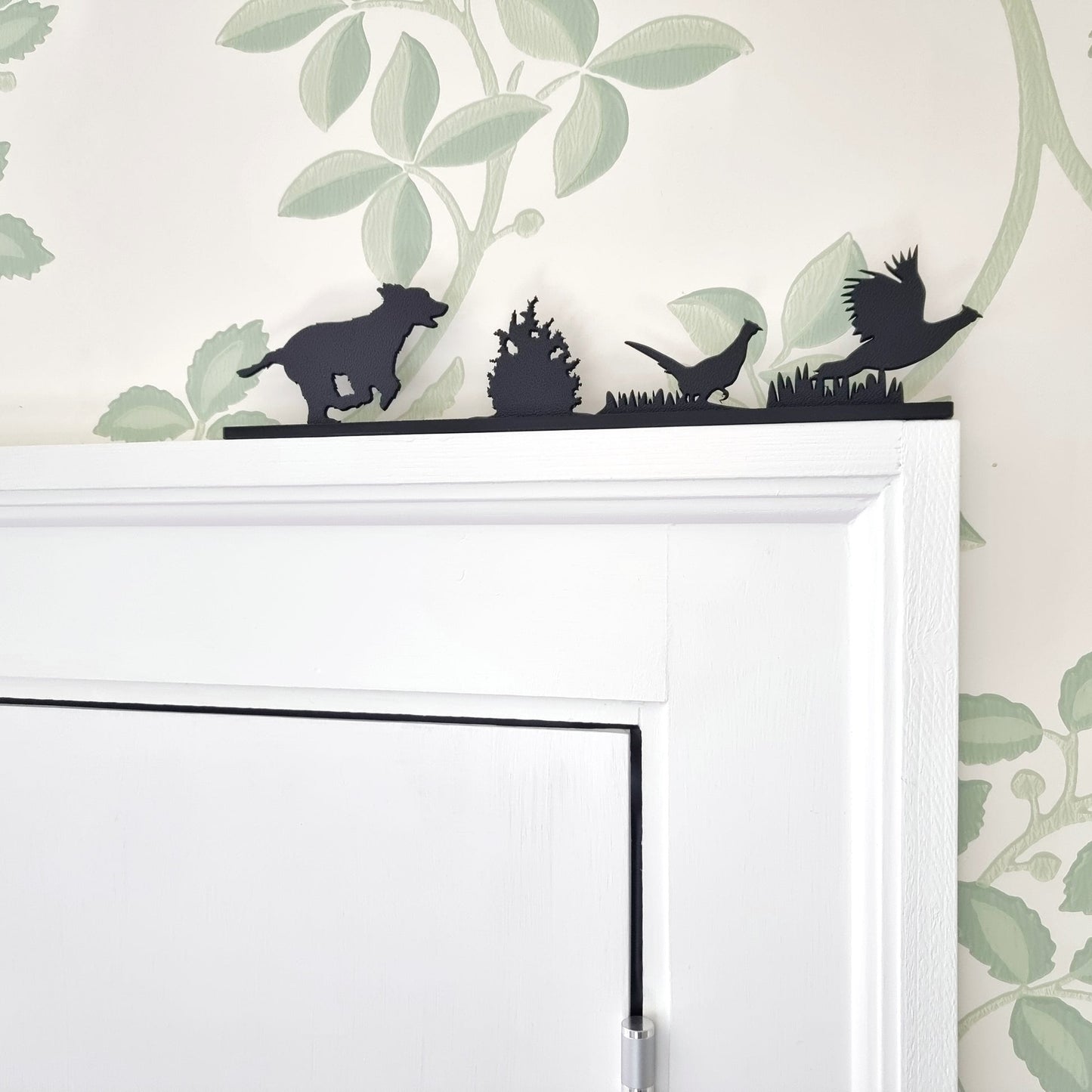 Spaniel Flushing Pheasants - Shape Shadows