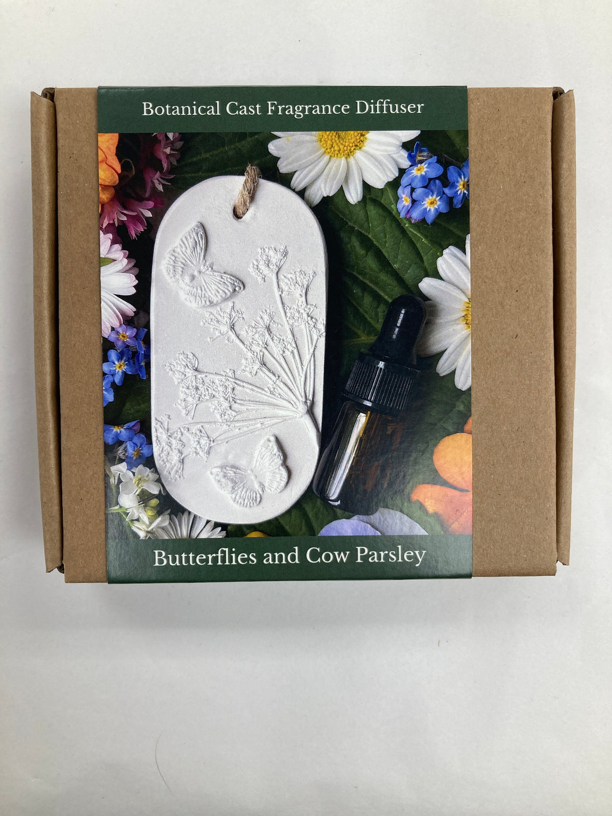 Car Diffuser:  Butterflies and Cow Parsley