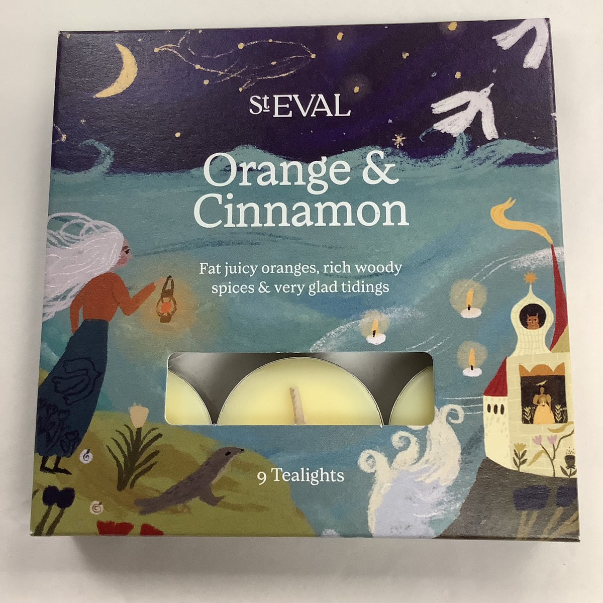 Scented Tealights:  Orange & Cinnamon