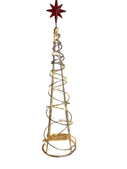 Spiral Tree with Lights