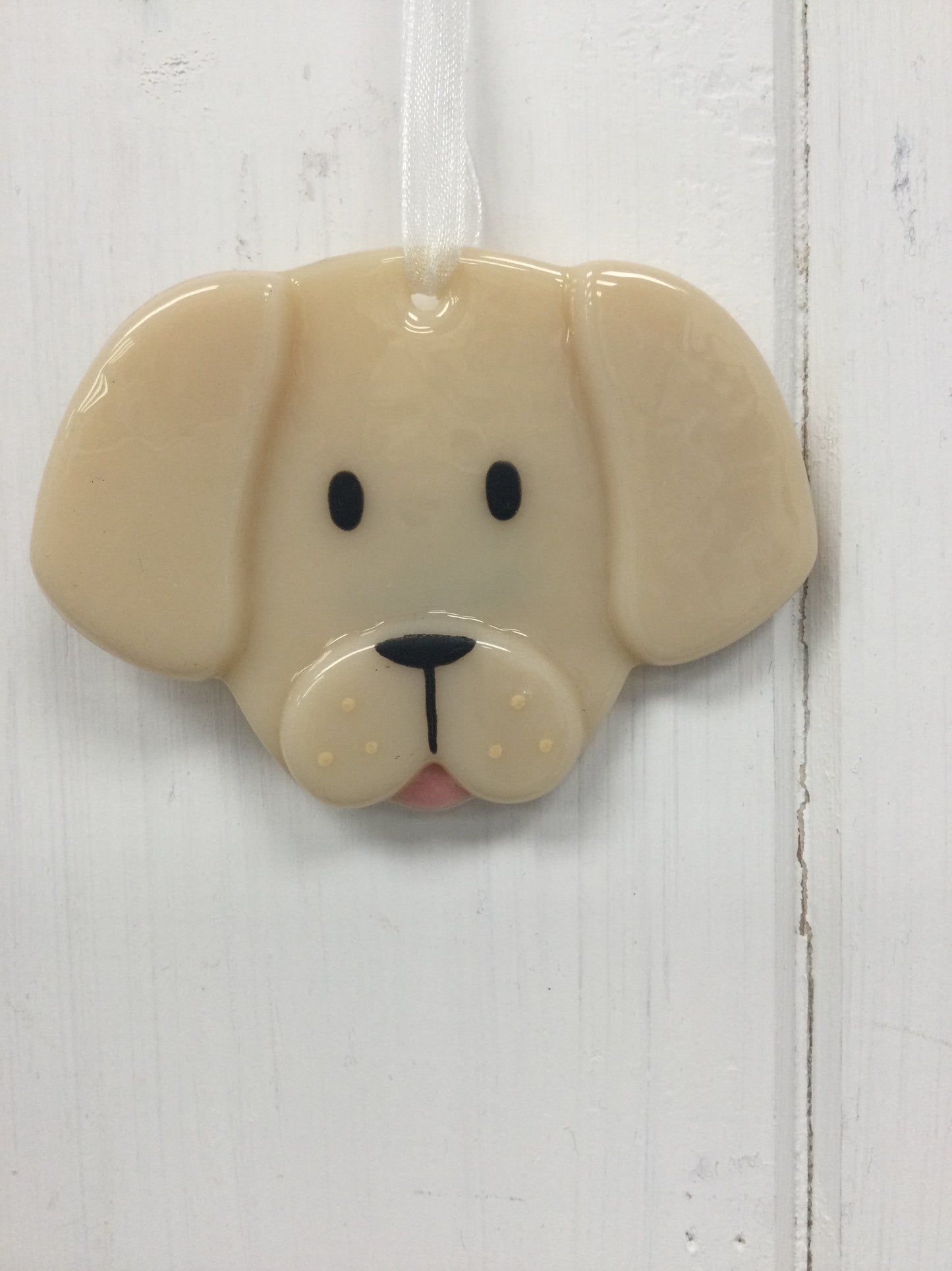 Fused Glass Doggy Hanging