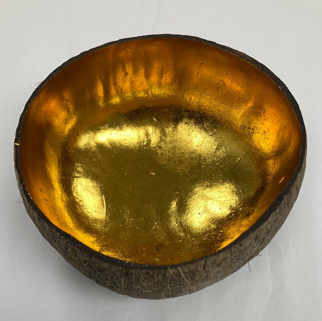 Gold Coconut Bowl