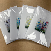 Load image into Gallery viewer, Pam Peters: Fused Glass Hanging Token Cards
