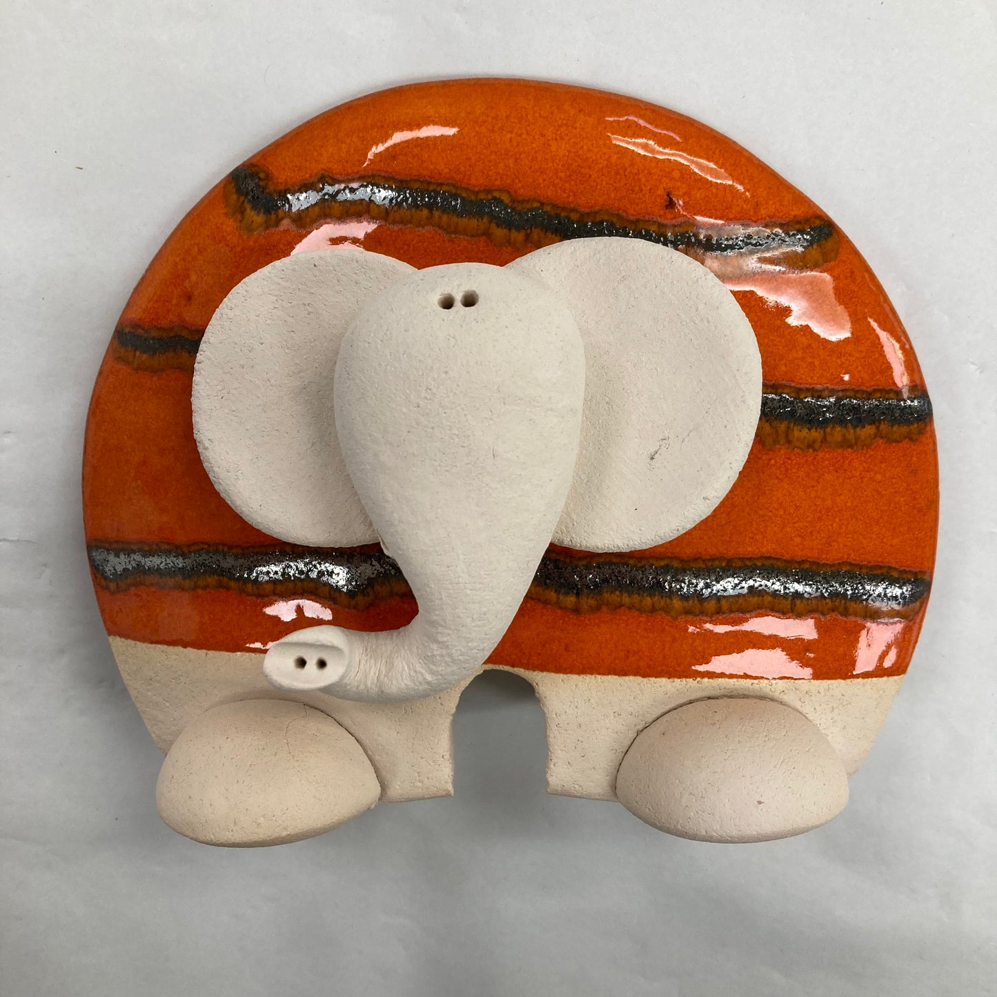 Éléphant plat