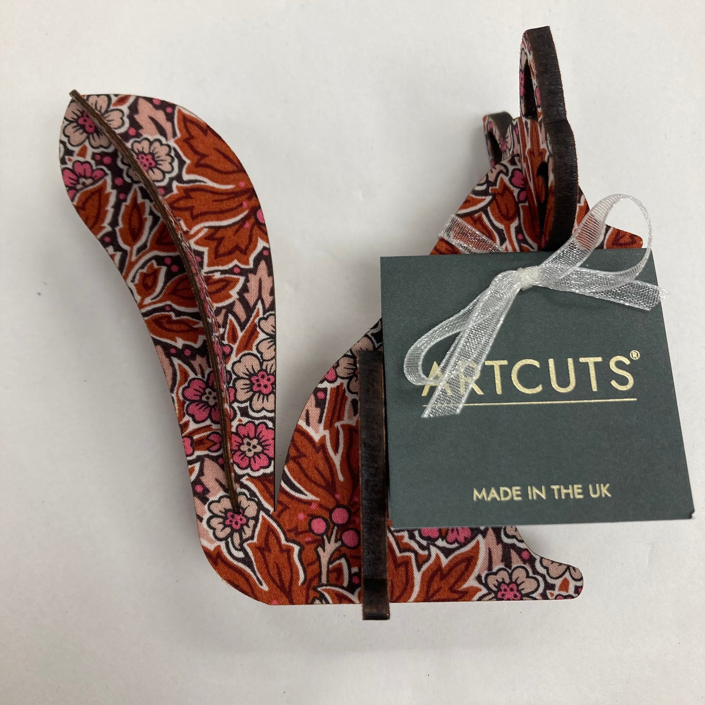 Renard 3D debout en bois