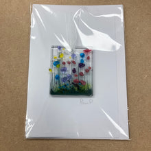 Load image into Gallery viewer, Pam Peters: Fused Glass Hanging Token Cards
