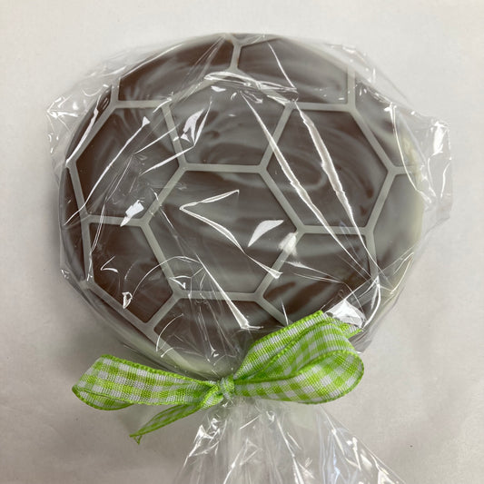 Handmade Large Football Chocolate Lolly