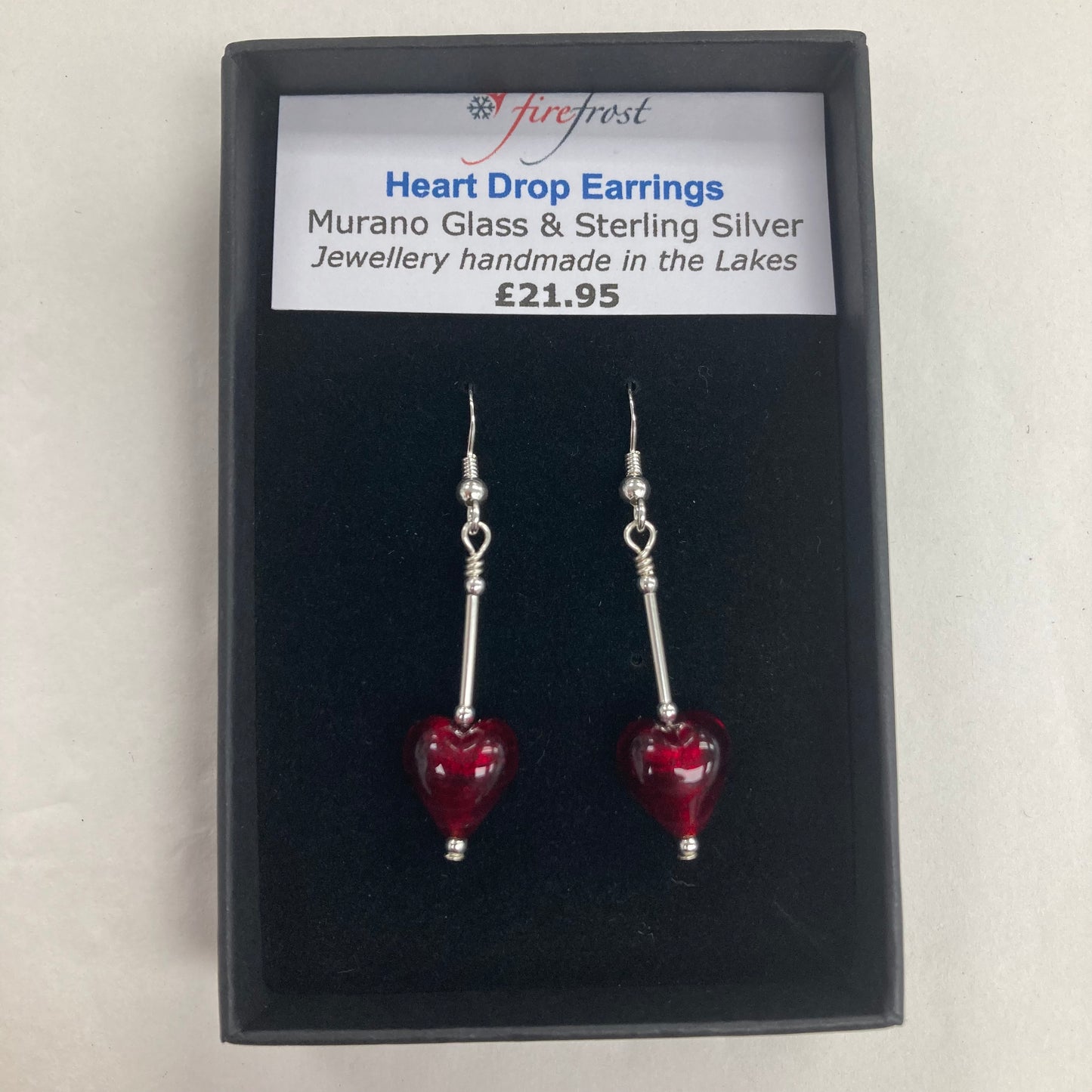 Heart Drop Earrings
