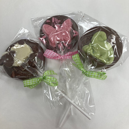 Handmade Large Chocolate Lollies