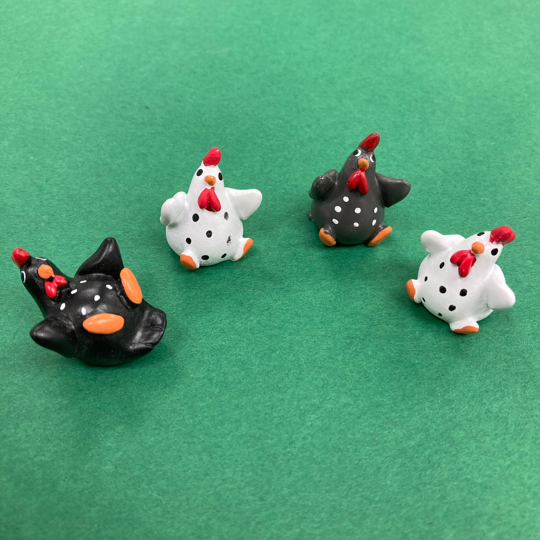 4pc Miniature Hens