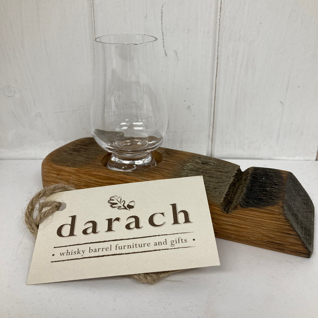 Porte-verre à fût de whisky simple