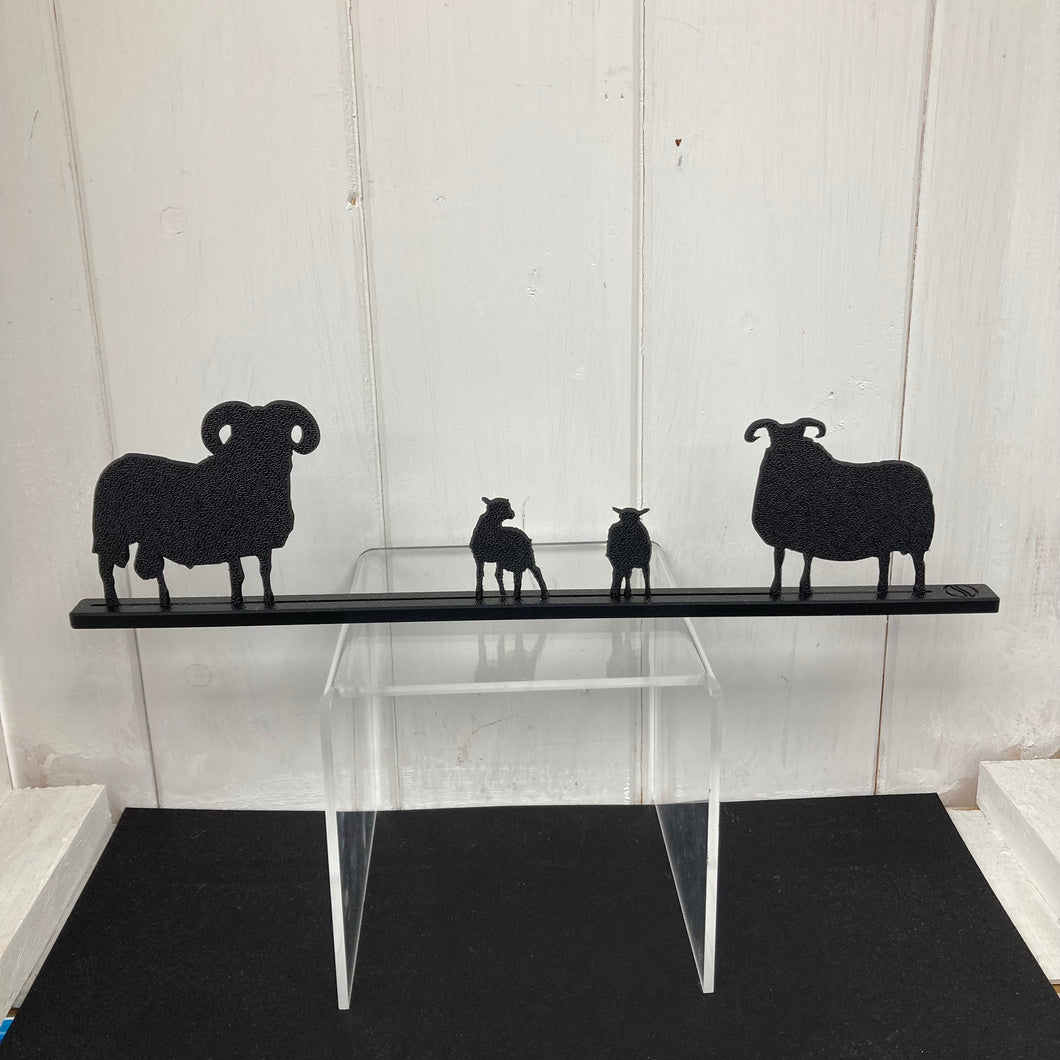 Blackfaced Sheep Family - Shape Shadows
