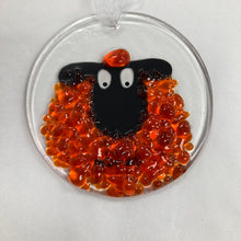 Cargar imagen en el visor de la galería, Fused Glass Sheep Hangings
