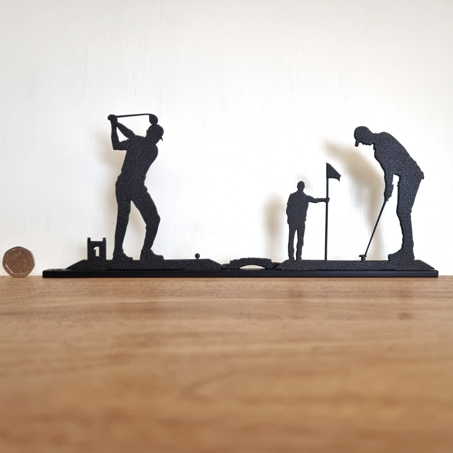 Golfing Scene Shadowshapes Topper