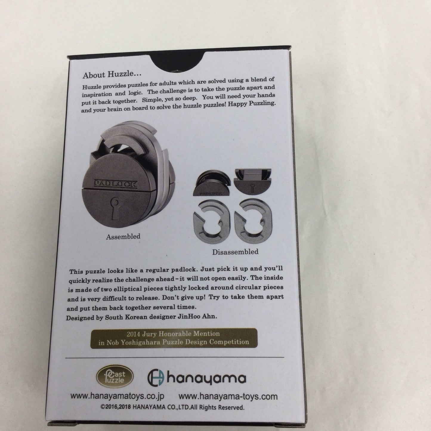 Huzzle Cast Padlock Puzzle