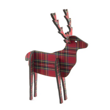 Cargar imagen en el visor de la galería, Small Standing, Wooden 3D Stags:  Liberty Fabric
