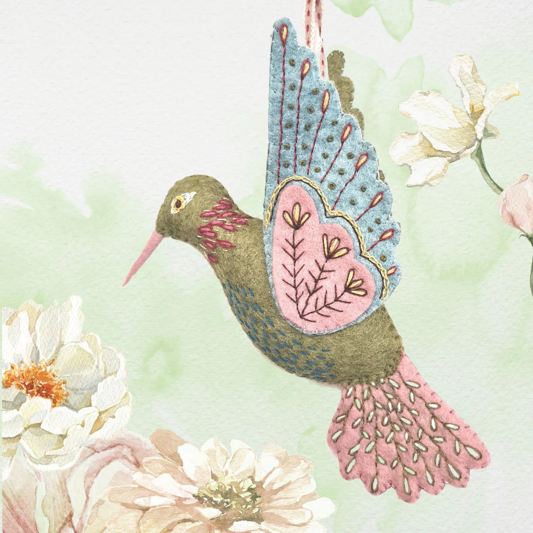 Embroidery Hummingbird Kit