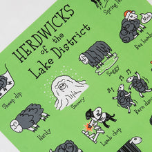 Cargar imagen en el visor de la galería, Herdwicks of The Lake District Teatowel
