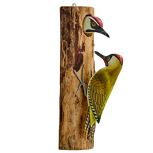 Load image into Gallery viewer, Hanging Woodpeckers on Half Driftwood
