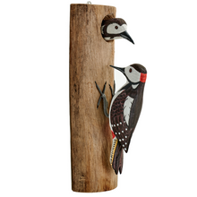 Load image into Gallery viewer, Hanging Woodpeckers on Half Driftwood
