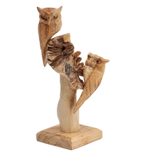 Cargar imagen en el visor de la galería, Double Owls on parasite tree
