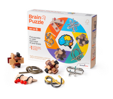 Cargar imagen en el visor de la galería, Brain Puzzles (Set of 6)
