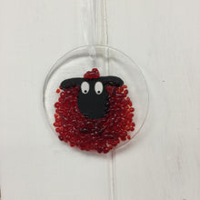 Cargar imagen en el visor de la galería, Fused Glass Sheep Hangings
